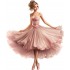 Sticker decorativ, Balerina, Roz, 72 cm, 1346STK-8