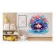 Sticker decorativ, Culori Pastelate, Fata, Multicolor, 63 cm, 1347STK-13 Sticker decorativ, Culori Pastelate, Fata, Multicolor, 63 cm, 1347STK-13