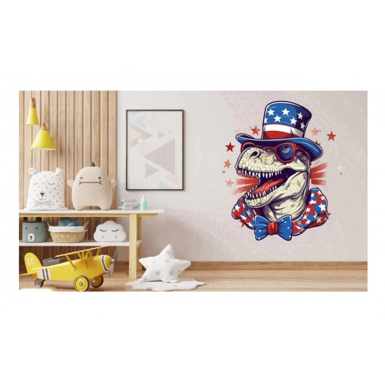 Sticker decorativ, Dinozaur, Multicolor, 66 cm, 1348STK-4