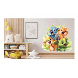 Sticker decorativ, Animale Cantarete, Portocaliu, 65 cm, 1349STK Sticker decorativ, Animale Cantarete, Portocaliu, 65 cm, 1349STK