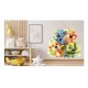 Sticker decorativ, Animale Cantarete, Portocaliu, 65 cm, 1349STK