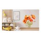 Sticker decorativ, Buchet de Flori Maci, Portocaliu, 61 cm, 1350STK-4