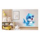 Sticker decorativ, Delfin, Albastru, 64 cm, 1352STK-1