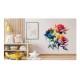Sticker decorativ, Trandafiri, Rosu, 67 cm, 1354STK-4