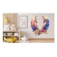Sticker decorativ, Aripi, Albastru, 71 cm, 1355STK-1