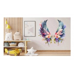 Sticker decorativ, Aripi, Multicolor, 62 cm, 1355STK-7