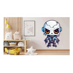 Sticker decorativ, Horror, Alb, 81 cm, 1356STK
