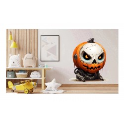Sticker decorativ, Horror, Portocaliu, 67 cm, 1356STK-1