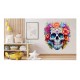 Sticker decorativ, Skull, Alb, 62 cm, 1357STK-5 Sticker decorativ, Skull, Alb, 62 cm, 1357STK-5