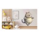 Sticker decorativ, Pisica, Gri, 63 cm, 1358STK-19 Sticker decorativ, Pisica, Gri, 63 cm, 1358STK-19