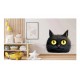 Sticker decorativ, Pisica, Negru, 82 cm, 1358STK-4