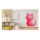 Sticker decorativ, Pisica, Roz, 61 cm, 1358STK-6