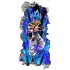 Sticker decorativ, Dragon ball Goku, Albastru, 90 cm, 1360STK-1