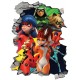 Sticker decorativ, Buburuza, Rosu, 77 cm, 1362STK-1