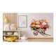 Sticker decorativ, Flori Crizanteme, Multicolor, 60 cm, 1363STK-13 Sticker decorativ, Flori Crizanteme, Multicolor, 60 cm, 1363STK-13