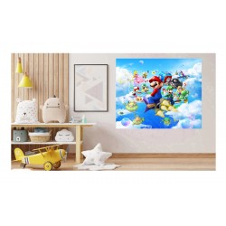 Sticker decorativ, Mario, Albastru,1365STK Sticker decorativ, Mario, Albastru,1365STK