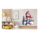 Sticker decorativ, Oameni de Zapada, Alb, 1367STK-4