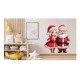 Sticker decorativ, Mos Craciun, Rosu, 1368STK-5 Sticker decorativ, Mos Craciun, Rosu, 1368STK-5