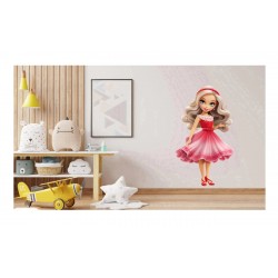 Sticker decorativ, Printesa, Rosu, 1369STK-1 Sticker decorativ, Printesa, Rosu, 1369STK-1