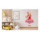 Sticker decorativ, Printesa, Rosu, 1369STK-6 Sticker decorativ, Printesa, Rosu, 1369STK-6
