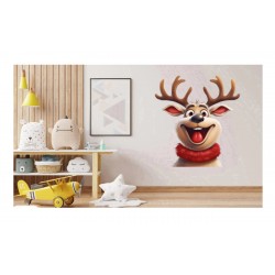 Sticker decorativ, Ren, Maro, 1370STK-6 Sticker decorativ, Ren, Maro, 1370STK-6