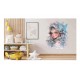 Sticker decorativ, Printesa, Alb, 1374STK-10 Sticker decorativ, Printesa, Alb, 1374STK-10