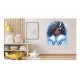 Sticker decorativ, Printesa, Albastru, 1374STK-19