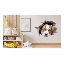 Sticker decorativ, Caine, Maro, 1375STK-2 Sticker decorativ, Caine, Maro, 1375STK-2