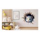 Sticker decorativ, Soarece, Gri, 1375STK-4