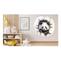 Sticker decorativ, Urs, Negru, 1375STK-9 Sticker decorativ, Urs, Negru, 1375STK-9