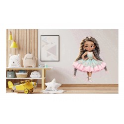 Sticker decorativ, Printesa, Roz, 1378STK-2 Sticker decorativ, Printesa, Roz, 1378STK-2