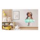 Sticker decorativ, Printesa, Turcoaz, 1378STK-9