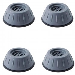 Set de 4 picioare anti-zgomot si antiderapante, suporti amortizare vibratii masina de spalat, amortizoare uscator de rufe, frigider + Sticker decorativ pentru intrerupator