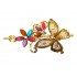 Clama de par in forma de Fluture, Vintage, 13 cm, Multicolor, 74BJ