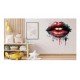 Sticker decorativ, Buze, Rosu, 60 cm, 1302STK-14