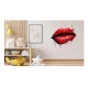 Sticker decorativ, Buze, Rosu, 60 cm, 1302STK-5