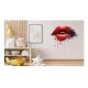 Sticker decorativ, Buze, Rosu, 62 cm, 1302STK-6