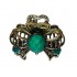 Clama de par in forma de Funda, Vintage, 2.5 cm, Verde, 92BJ