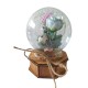 Aranjament floral cu Luminite si Muzicuta, Multicolor, 15 cm, MM9870D