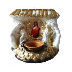 Suport Lumanare, Isus Hristos, 17 cm, GXL036