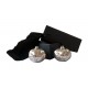 Set 2 Cuburi Dovleac pentru racirea bauturilor, Argintiu, 4 cm, HML58