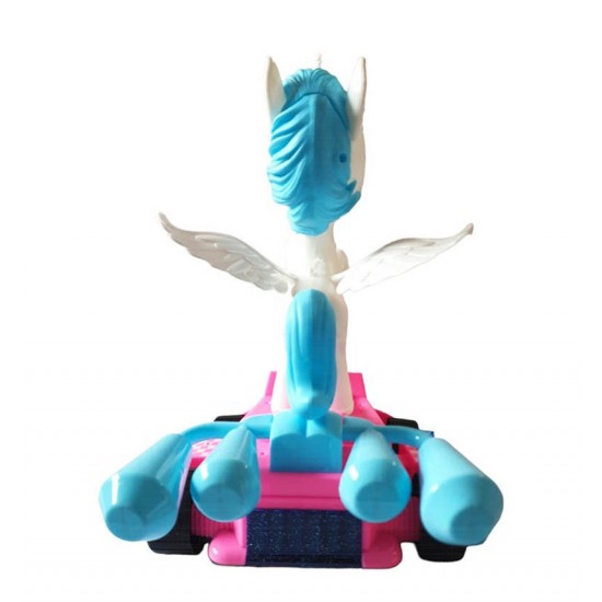 Jucarie interactiva Unicorn Pilot ,Lumineaza si canta, Alb, LTOY28