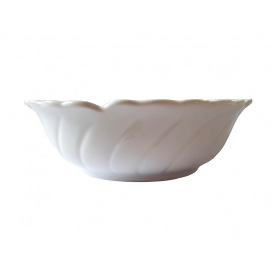 Set 2 Boluri cu Lingurite, Alb, 15 cm, 219G