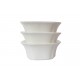 Set 3 Boluri de servire, Alb, 10 cm, 216G
