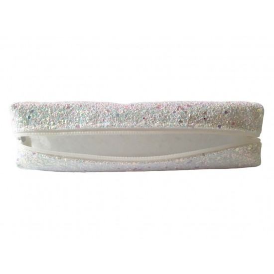 Penar pentru copii cu Sclipici, Alb, 21 cm, LTOY39