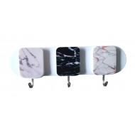 Set 3 cuiere pentru baie sau bucatarie, Multicolor, HML2