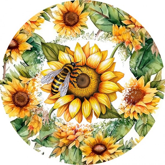 Sticker decorativ, Albina, Galben, 60 cm, 1275STK-1