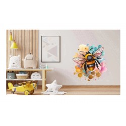 Sticker decorativ, Albina, Galben, 61 cm, 1257STK
