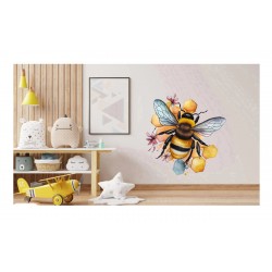 Sticker decorativ, Albina, Galben, 61 cm, 1257STK-2