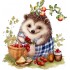 Sticker decorativ, Arici, Multicolor, 64 cm, 1276STK